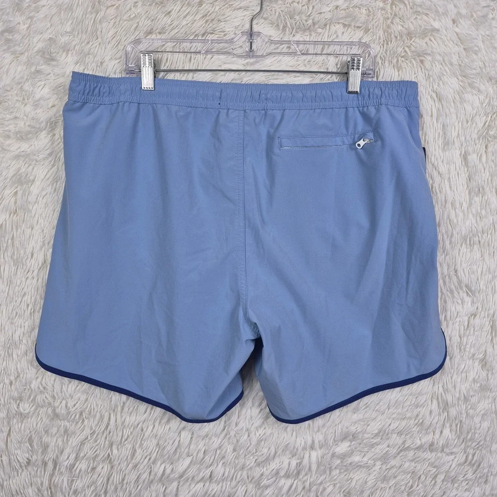 Bonobos‎ Mens Swim Trunks Light Blue 7 Inch Inseam XL Travel Beach Resort